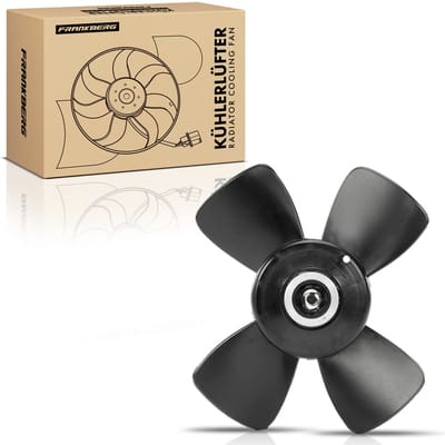 Frankberg 1x Motorradiateur Enkele ventilator