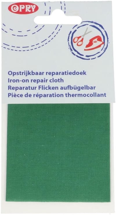 opry Reparatiedoek opstrijkbaar katoen groen