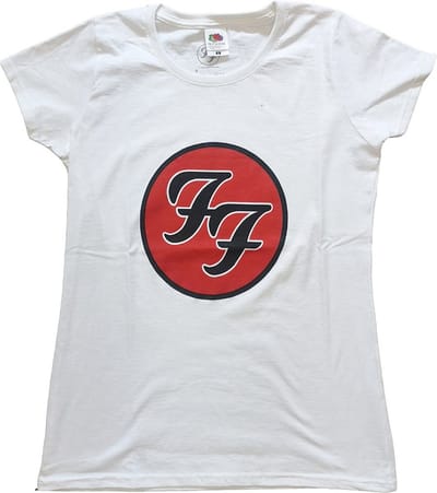 Foo Fighters - FF Logo Dames T-shirt - XS - Wit