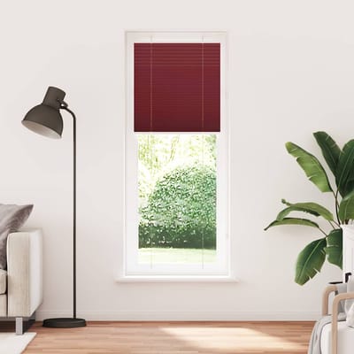 vidaXL - Plissé - rolgordijn - 70x200 - cm - stofbreedte - 69,4 - cm - bordeauxrood