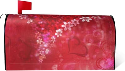 Brievenbus Cover - Post Box Wrap Decor - Brievenbus Versieren - Waterdicht Oxford Doek - 255x21 inch - Zwart