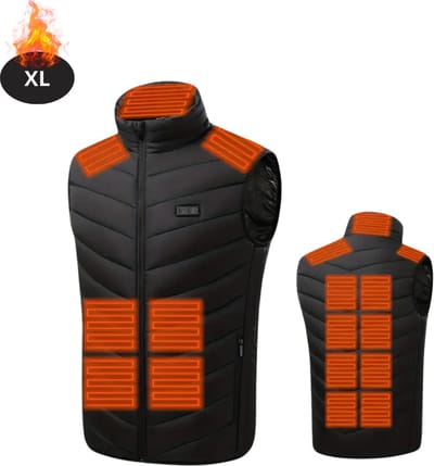 Livano Verwarmde Bodywarmer - Elektrische Bodywarmer - Heated Vest - Jas - Kleding - Oplaadbaar - Heren - XL
