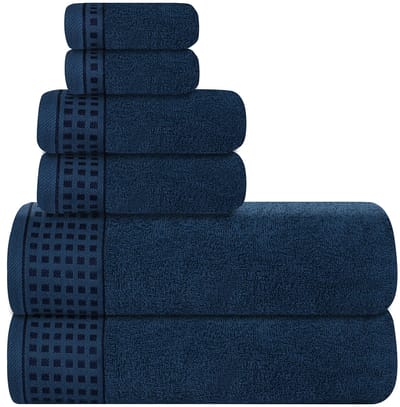 Unyqoos ® Set van Luxe Katoenen Handdoeken met Extra Grote Badhanddoeken en Wasbedden Voor Elke Dag