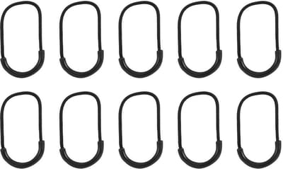 JHUBERS- Ritssluiting Antislip - Ritssluiting Trekkoord - Vervanging Ritssluiting - 10 Stuks - Nylon Koord - Voor Rugzakken/Tassen - Ritshanger
