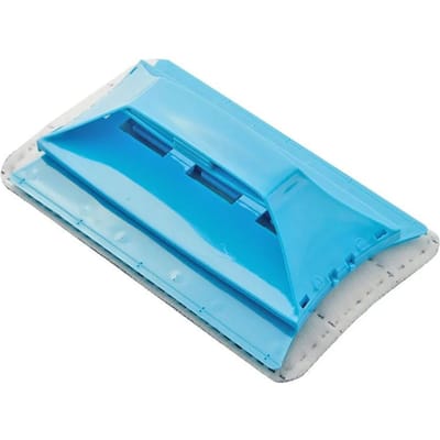 Raamgoot Reinigingsborstel Opvouwbare Spleetborstel Tafel Stofdoek Schuifdeur Goot Reinigingsgereedschap Huishoudelijke Kierreiniger blauw