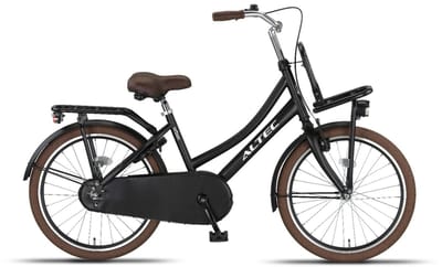 Altec Transportfiets Kinderen Urban 20 Inch Meisjes Terugtraprem Matzwart/Bruin