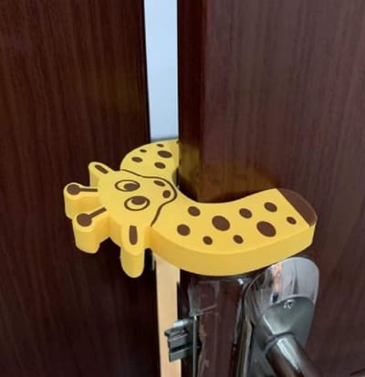 Deurstoppers - Deurstop - Vingerbescherming - Deurklem - Deurbuffer - Dieren Veilig Foam - Baby veilig - Veiligheidsslot - LOUZIR