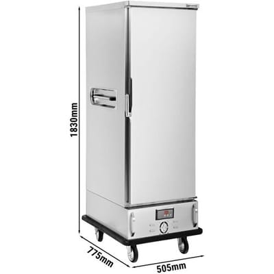 GGM Gastro Bankettwagen - Gekühlt - 15x GN 1/1 Zilver