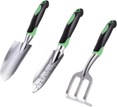 Roestvrijstalen tuingereedschapset - Tuinhandgereedschap - Tuinonderhoud - Roestvrij en corrosiebestendig - 1.5 kg - One Color