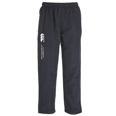Canterbury Heren trainingsbroek met open zoom (Zwart)