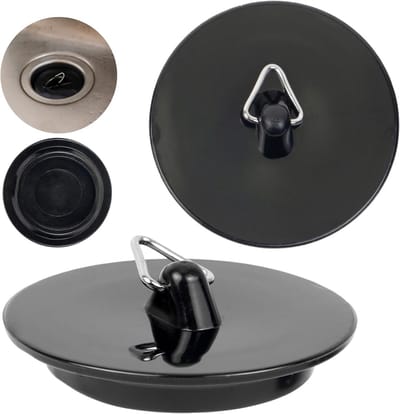 Universele Zelfklevende Afvoerstop Set van 2 voor Keuken en Badkamer - Flexibel en Waterdicht