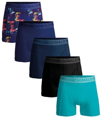 Muchachomalo Boxershort Heren – 5 Pack – 95% Katoen – Heren Ondergoed – Kleding – Stevig Ondergoed – Onderbroeken Heren