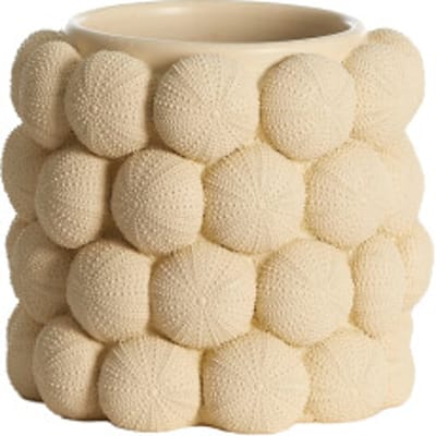 Light & Living - Vaas SEA URCHIN - Ø20.5x18cm - Wit