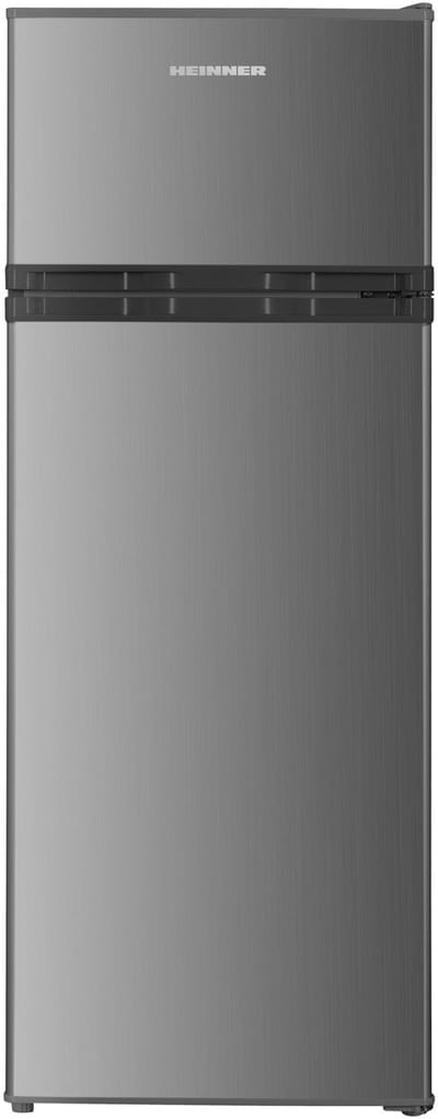 Heinner HF-H2206XE++ Koel-vriescombinatie – 206 L – LED-verlichting – Omkeerbare Deur – Instelbare Thermostaat – RVS – 5 Jaar Garantie