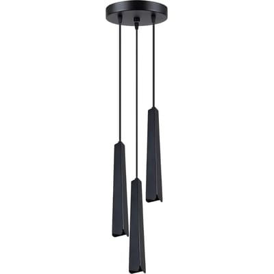 Sollux Lighting Hanglamp Prysm - G9 - zwart - staal - 120x19.5x19.5cm