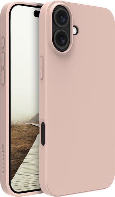 Dbramante1928 - Greenland geschikt voor iPhone 16 Hoesje - pink sand
