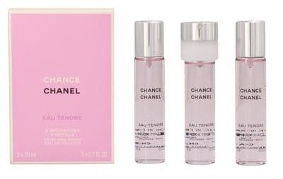 Chanel Eau De Toilette Twist And Spray Navulling Chanel - Chance Eau Tendre Eau De Toilette Twist And Spray Navulling  - 3 ST