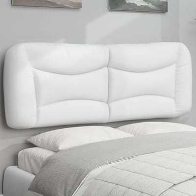 vidaXL - Hoofdbordkussen - "Hvar" - 120 - cm - kunstleer - wit