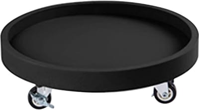 Plantenpot Trolley - Bloempot Lade - Planten Verplaatsen - Met Verstelbare Wielen - 38 cm Diameter - Grijs