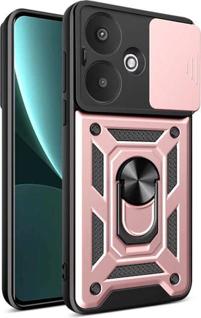 Hoesje geschikt voor Xiaomi Redmi 13C 5G - Techsuit Camshield Back Cover - Roségoud