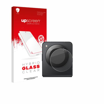 upscreen - Screenprotector voor Nubia Flip 5G (ALLEEN Camera) - Folie Beschermfolie Beschermglas transparant