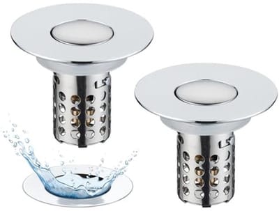 Afvoerzeef Pop-up Stopper 3-in-1 voor Wastafel en Badkuip 28-58 mm