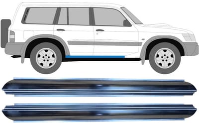Reparatie dorpel voor Nissan Patrol Y61 GY61 1997-2009 / Links = Rechts / Set