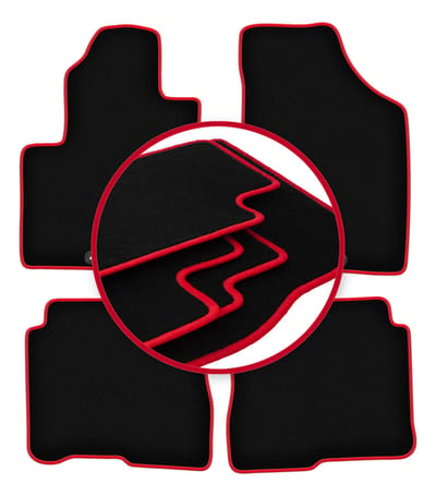 CARLUX-RED automatten voor: Hyundai SantaFe II SUV (2006-2012)