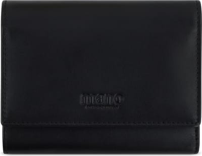 mano Leren Portemonnee Don Andrea RFID Continental Wallet Black Zwart