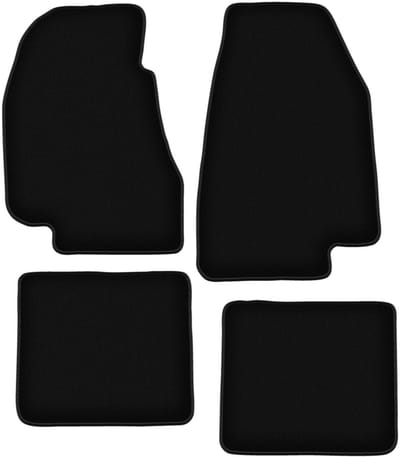 BASIC zwarte veloursmatten voor: FSO Warszawa 223 / 224 / M20 sedan, stationwagen (1960-1973)
