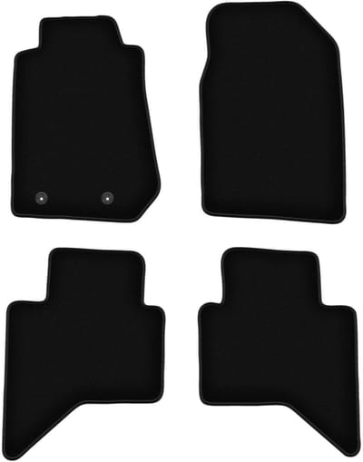 BASIC zwarte velours matten voor: Isuzu D-MAX II pick-up (2011-)