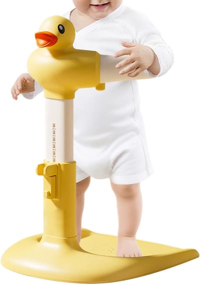Douchehouder Kinderen - Badstandaard Baby - Veilig Baren - Meertraps Aanpassing - 36 cm - Wit