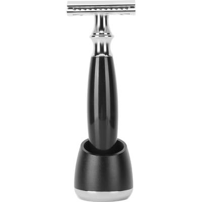 Rasoir Manuel Détachable Homme Mâle Lame Double Face Rasoir de Sûreté pour Domicile Salon black
