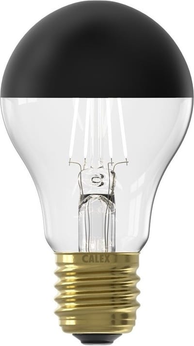 Calex Standard Top Mirror - E27 - 180 Lumen â€“ Zwart
