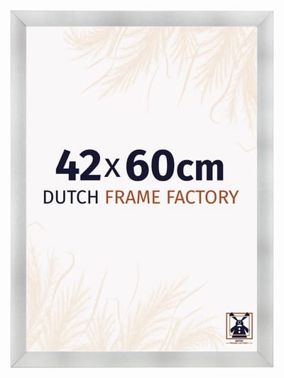 Fotolijst 42x60 cm - MDF - Aluminium Geborsteld - Praag