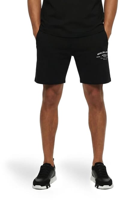 Malelions permanent vacation short in de kleur zwart.