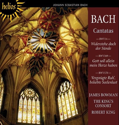James Bowman, The King's Consort, Robert King - J.S. Bach: Kantaten 54, 169 & 170 (CD)