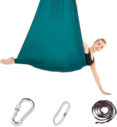 Aerial Yogadoek - Luchtyoga Doek - Luchttakrobatiek - Sterke Nylon Constructie - 150 kg Belasting