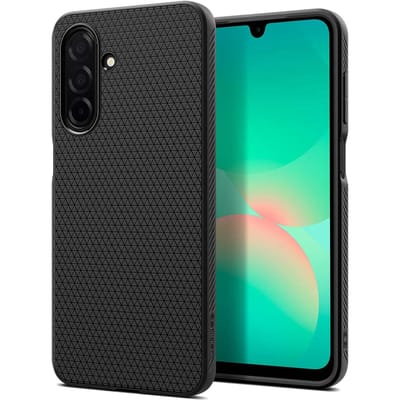 Spigen Liquid Air Hoesje Geschikt voor Samsung Galaxy A26 - Back Cover Flexibel TPU Zwart