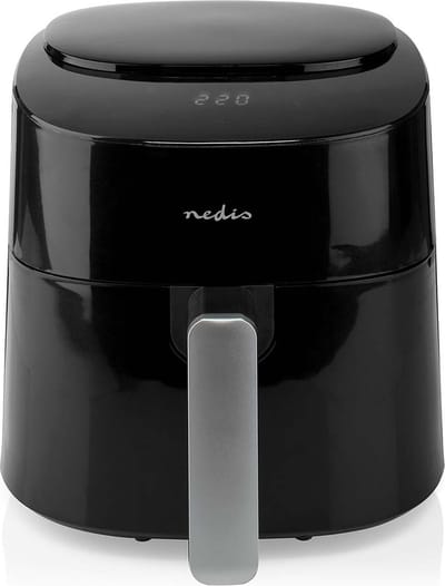 Nedis heteluchtfriteuse   4,2 l   Timer: 240 min   Aantal instelbare programma's: 8   Digitale bediening   Zwart