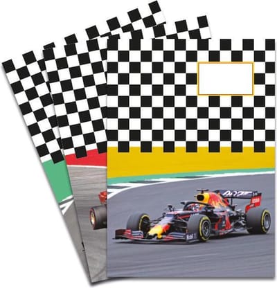 A5-gelinieerde schriften Formule 1 - 3 Stuks - De Kaartenmakers