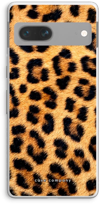 Case Company® - Hoesje geschikt voor Google Pixel 7 hoesje - Luipaard - Soft Cover Telefoonhoesje - Bescherming aan alle Kanten en Schermrand