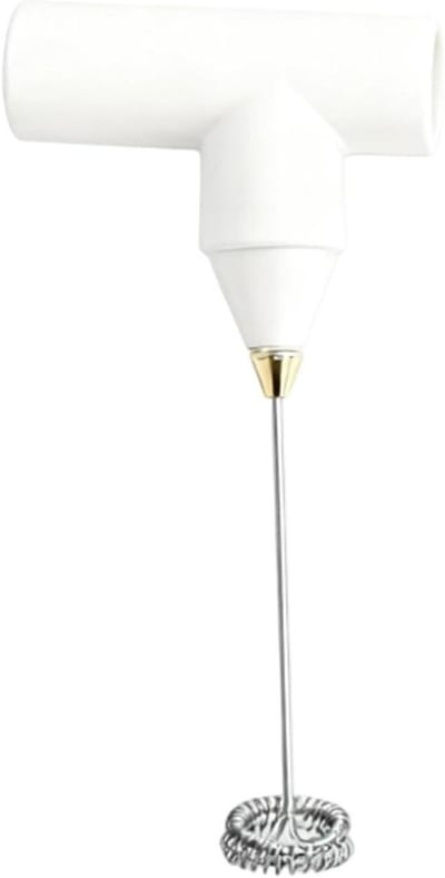 Elektrische Mixer - Handmixer Keuken - Bakken en Klop - Draadloos Batterij Gemak - 4x6x4 cm - Wit