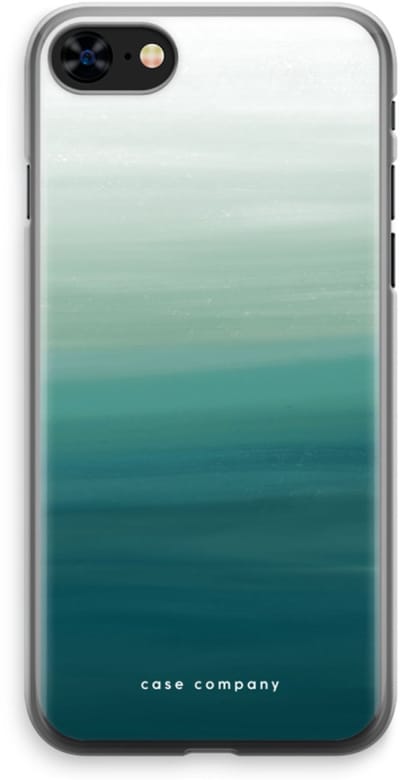 Case Company® - Hoesje geschikt voor iPhone 8 hoesje - Ocean - Soft Cover Telefoonhoesje - Bescherming aan alle Kanten en Schermrand