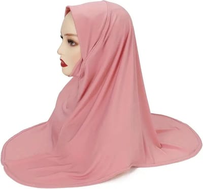 Nivard Hoofddoek - Hijab - Dames - Abaya - Sjaal - Islamitische Kleding - Moslim Kleding - Alhamdulillah - Roze