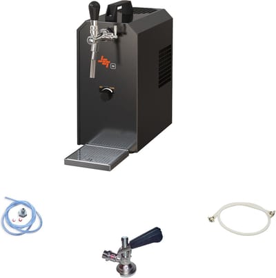 Complete set - Biertap JET 30K 1-kraans met membraanpomp, droogkoeler, 30 liter/uur - Thuistap, Bierkoeler, zonder