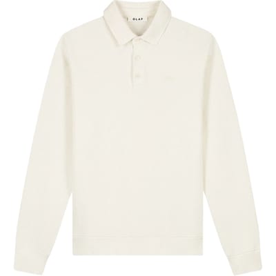 Olaf Signature Oversized Polo Polos Off White M250203
