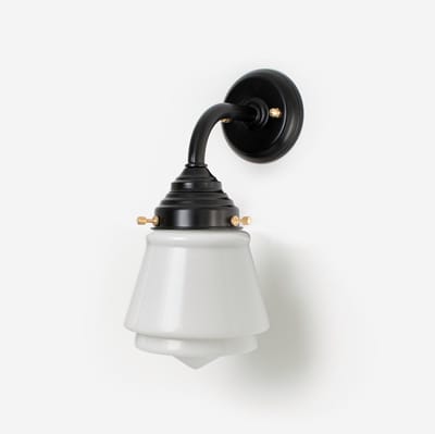 Buitenlamp - Wandlamp Komeet Curve Zwart - Art Deco Trade