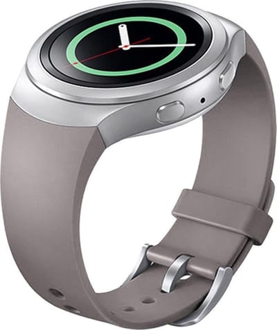 By Qubix - Compatible Samsung bandje - Geschikt voor Samsung Gear S2 onecolor sport bandje - Khaki