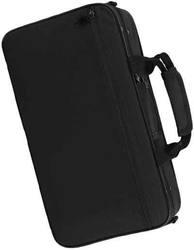 Dailygoods- Klarinetkoffer Waterdicht - Oxford 600D Stof - Afneembare Verstelbare Riem - Schokbestendig Binnenkussen - Twee Compartimenten - Comfortabele Handgreep - Instrumententas